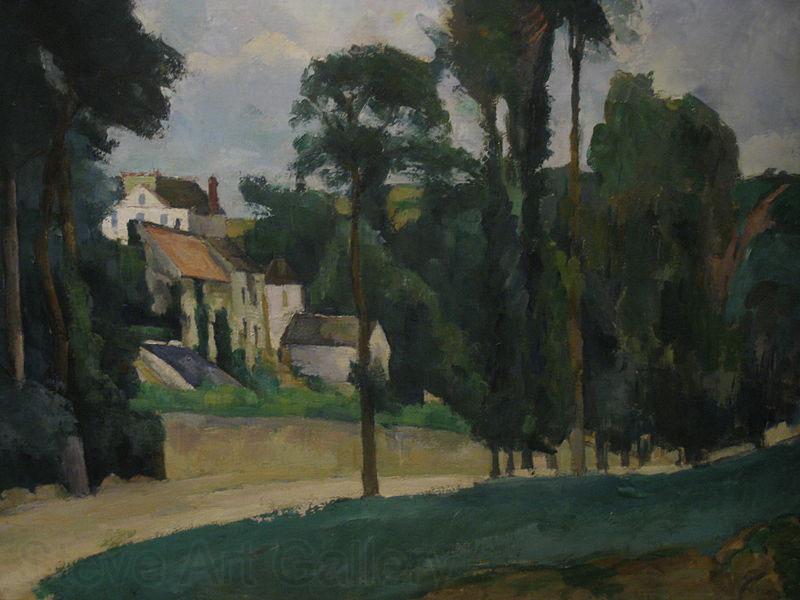 Paul Cezanne Road at Pontoise By Paul Cezanne Germany oil painting art